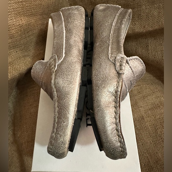 Mercanti Fiorentini Gold ✨ Leather Driving Loafers 👞 (Penny-style moccasins) 9M - Picture 5 of 7